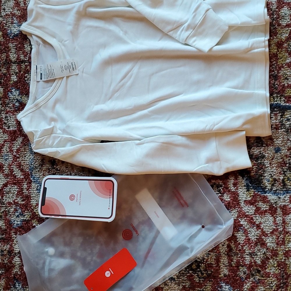 Boys warm thermal set shirt & pants ivory Long John Ski Snow Cold